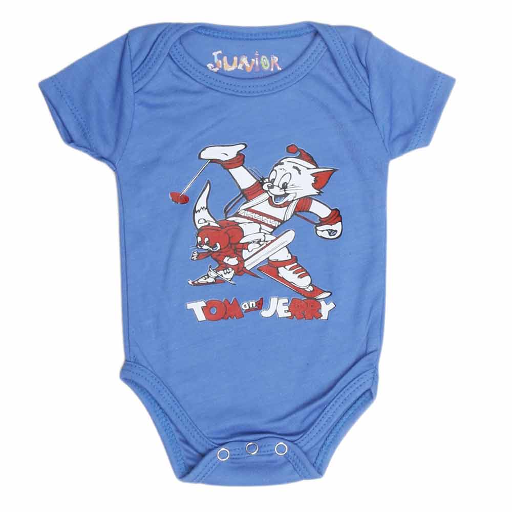 Newborn Boys Romper - Blue, Kids, NB Boys Rompers, Chase Value, Chase Value