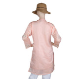 Women's Fancy Embroidered Kurti - Peach, Women's Fashion, Chase Value, Chase Value