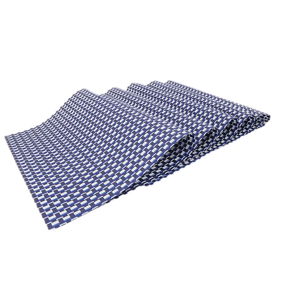 Dining Table Mats 6 Pcs - Blue, Home & Lifestyle, Mats, Chase Value, Chase Value