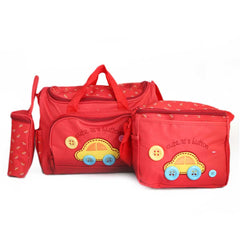 Baby Bags 3 Pcs (93606A) - Red, Kids, Maternity Bag (Diaper Bag), Chase Value, Chase Value