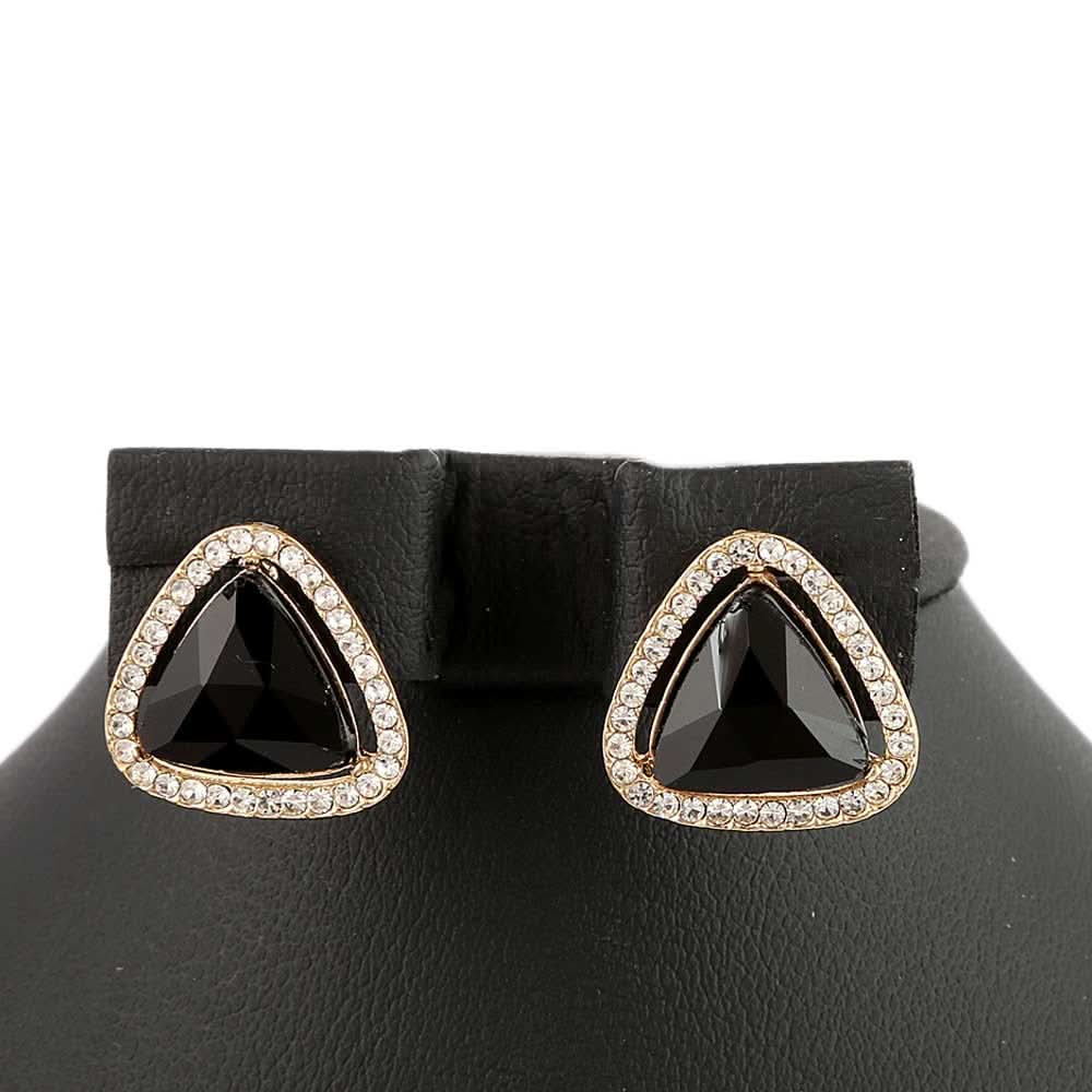 Women's Fancy Ear Tops - Black, Jewellery, Chase Value, Chase Value