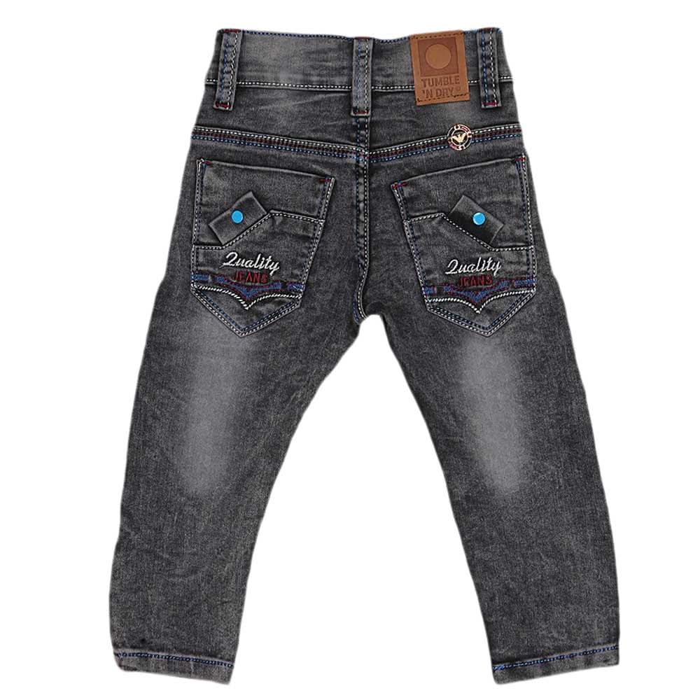Boys Denim Pant - Dark Grey, Kids, Boys Pants, Chase Value, Chase Value