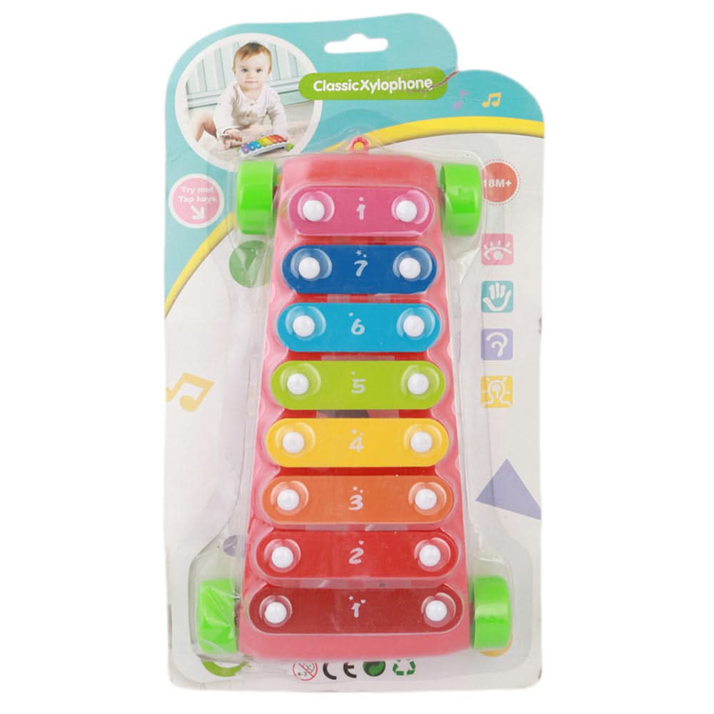 Classic Xylophone - Red, Kids, Educational Toys, Chase Value, Chase Value