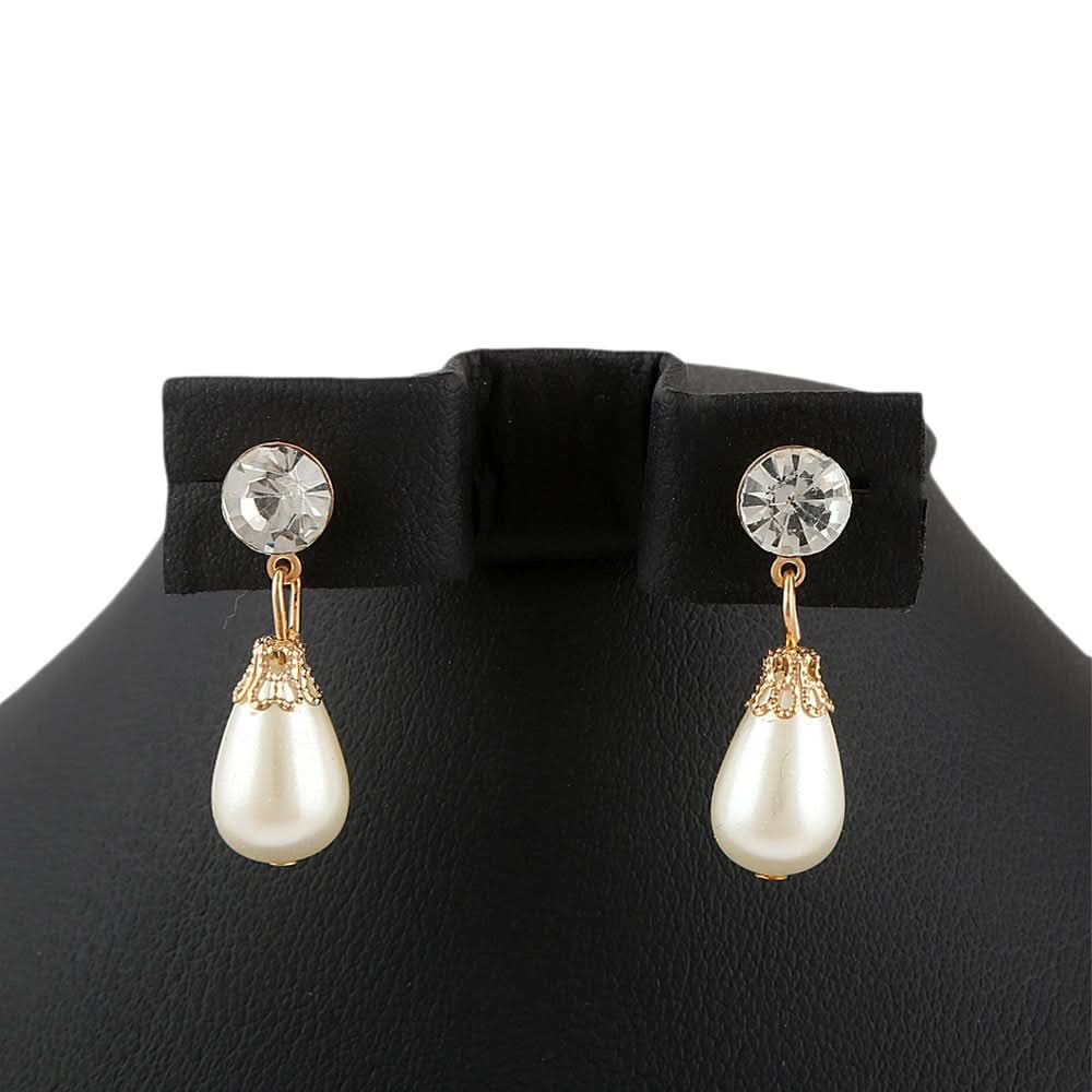 Women's Pearl Locket Set - Golden - test-store-for-chase-value