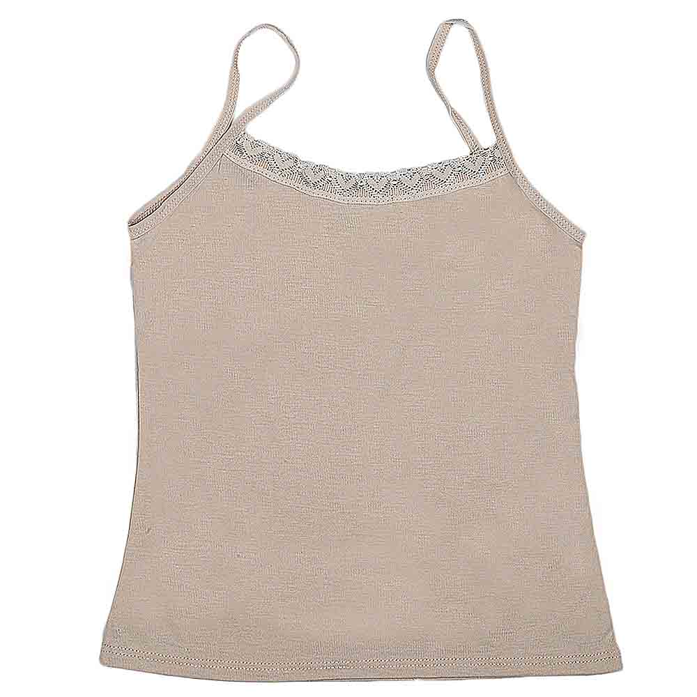 Girls Shameez - Beige, Kids, Shameez Camisole And Biddies, Chase Value, Chase Value