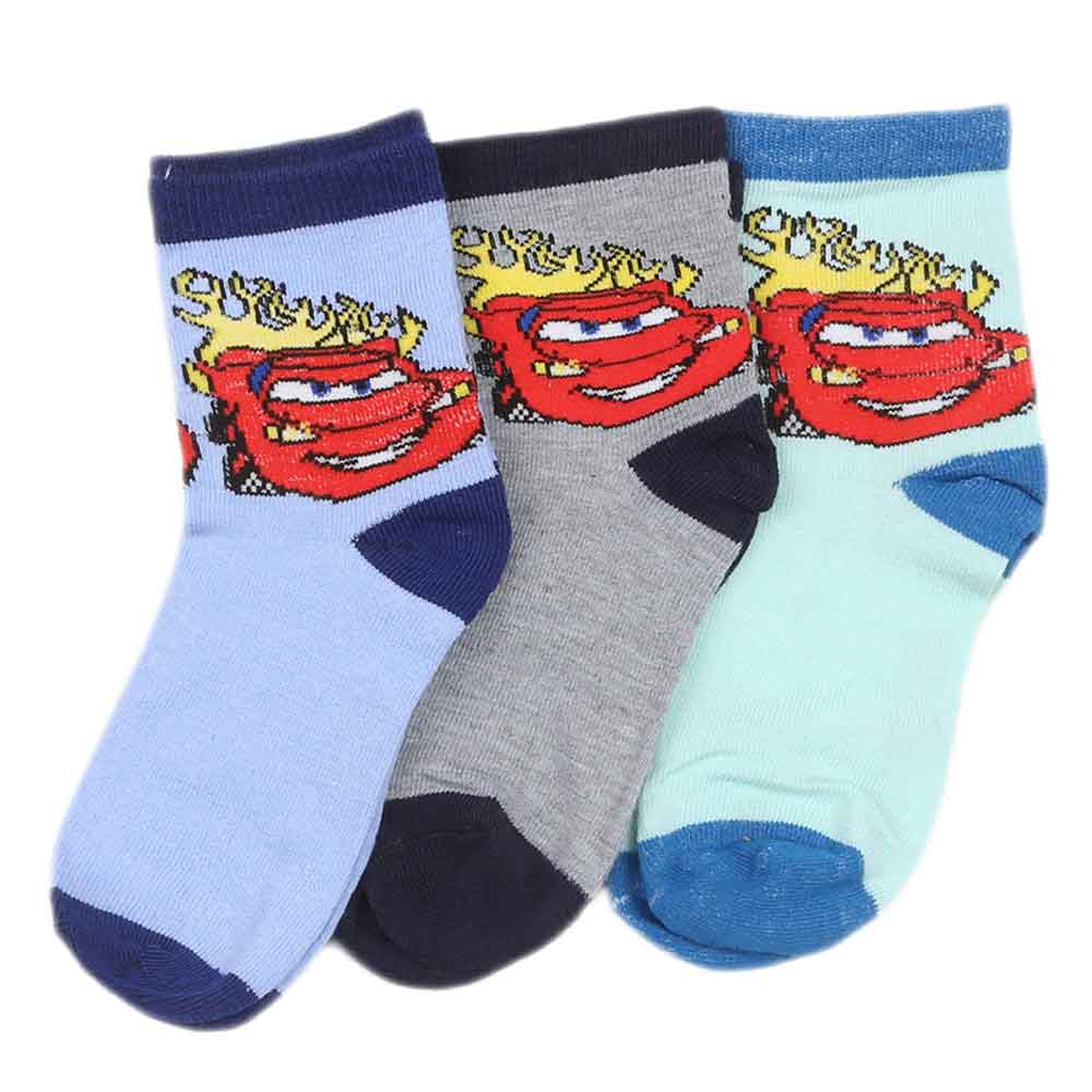 Boys Socks Pack Of 3 - Multi, Kids, Boys Socks, Chase Value, Chase Value