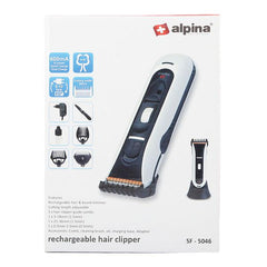 Alpina Re-Chargeable Hair Clipper - SF-5046, Home & Lifestyle, Shaver & Trimmers, Alpina, Chase Value