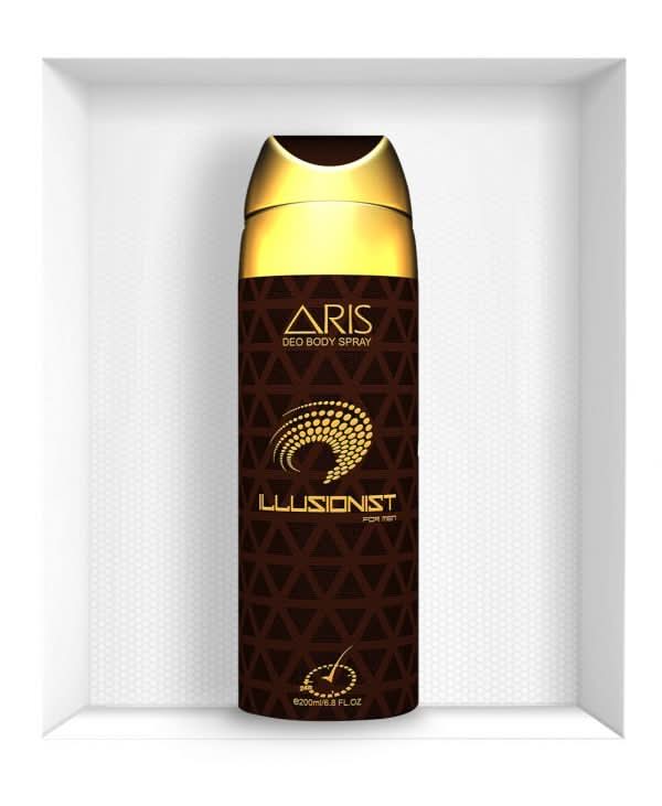 Aris Men Deodorant Spray Illusionist 200ml, Beauty & Personal Care, Men Body Spray And Mist, Chase Value, Chase Value