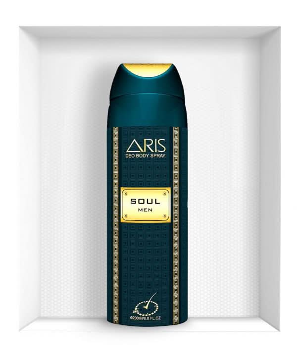 Aris Men Deodorant Spray Soul 200ml, Beauty & Personal Care, Men Body Spray And Mist, Chase Value, Chase Value