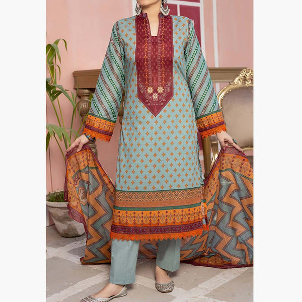 Aisha Alishba Digital Printed Lawn 3Pcs Unstitched Suit - 6, Women, 3Pcs Shalwar Suit, VS Textiles, Chase Value