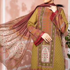 Aisha Alishba Digital Printed Lawn 3Pcs Unstitched Suit - 9, Women, 3Pcs Shalwar Suit, VS Textiles, Chase Value