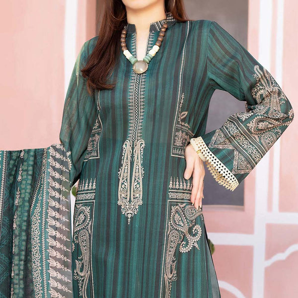 Aisha Alishba Digital Printed Lawn 3Pcs Unstitched Suit - 1, Women, 3Pcs Shalwar Suit, VS Textiles, Chase Value