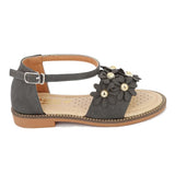 Girls Fancy Sandal  (B-97) - Black, Kids, Girls Sandals, Chase Value, Chase Value
