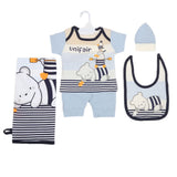 Newborn Boys Half Sleeves Suit 829 - Blue, Kids, NB Boys Sets And Suits, Chase Value, Chase Value