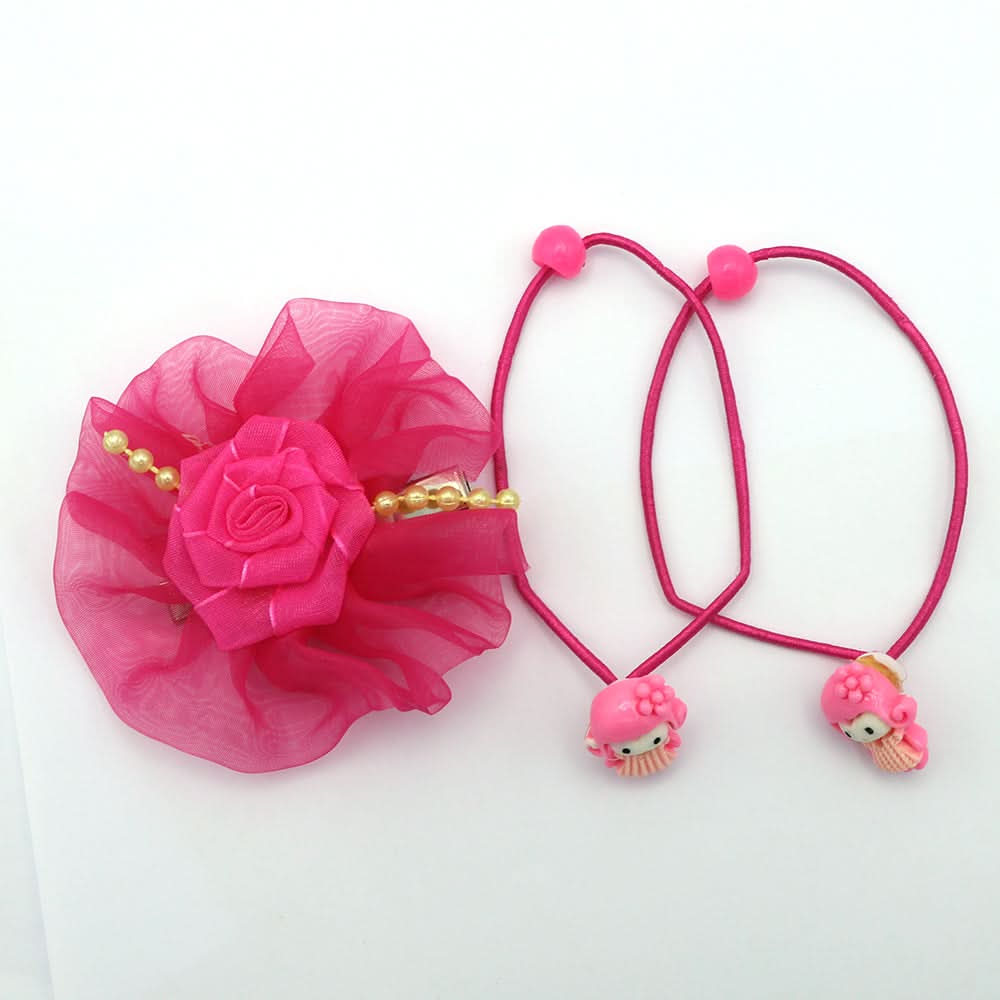 Girls Hair Pins (AY-146) - Dark Pink, Kids, Hair Accessories, Chase Value, Chase Value