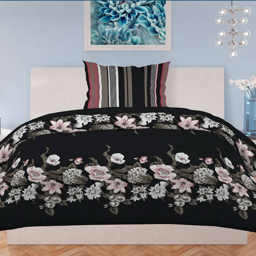 Printed Single Percale Finish Bed Sheet 2 Pcs - Multi, Single Size Bed Sheet, Chase Value, Chase Value