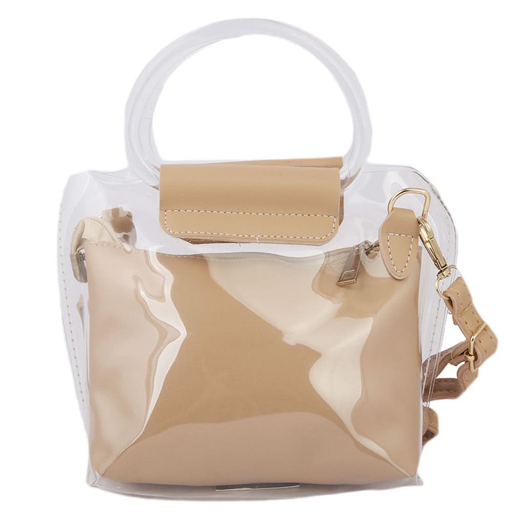 Girls Shoulder Bag 002 - Beige, Kids, Kids Bags, Chase Value, Chase Value