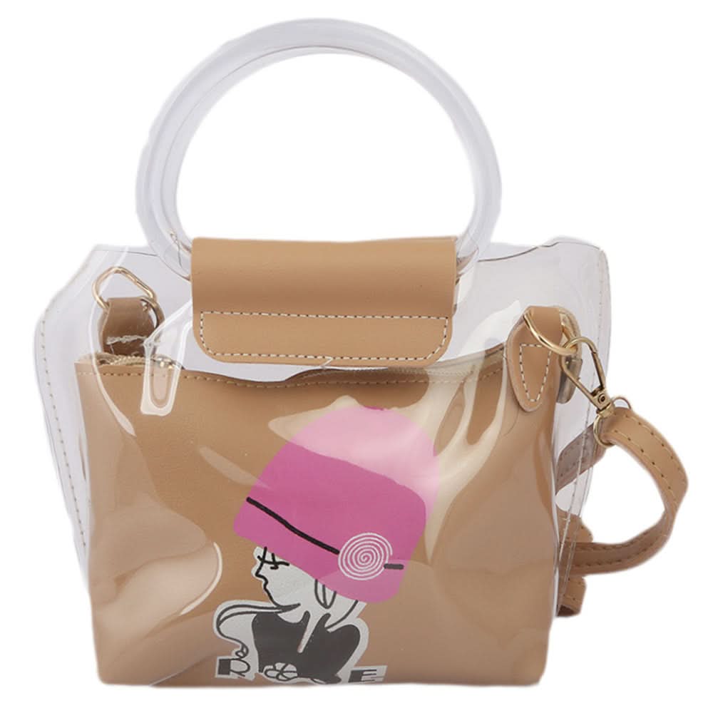 Girls Shoulder Bag 002 - Beige, Kids, Kids Bags, Chase Value, Chase Value