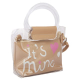 Girls Shoulder Bag 001 - Beige, Kids, Kids Bags, Chase Value, Chase Value