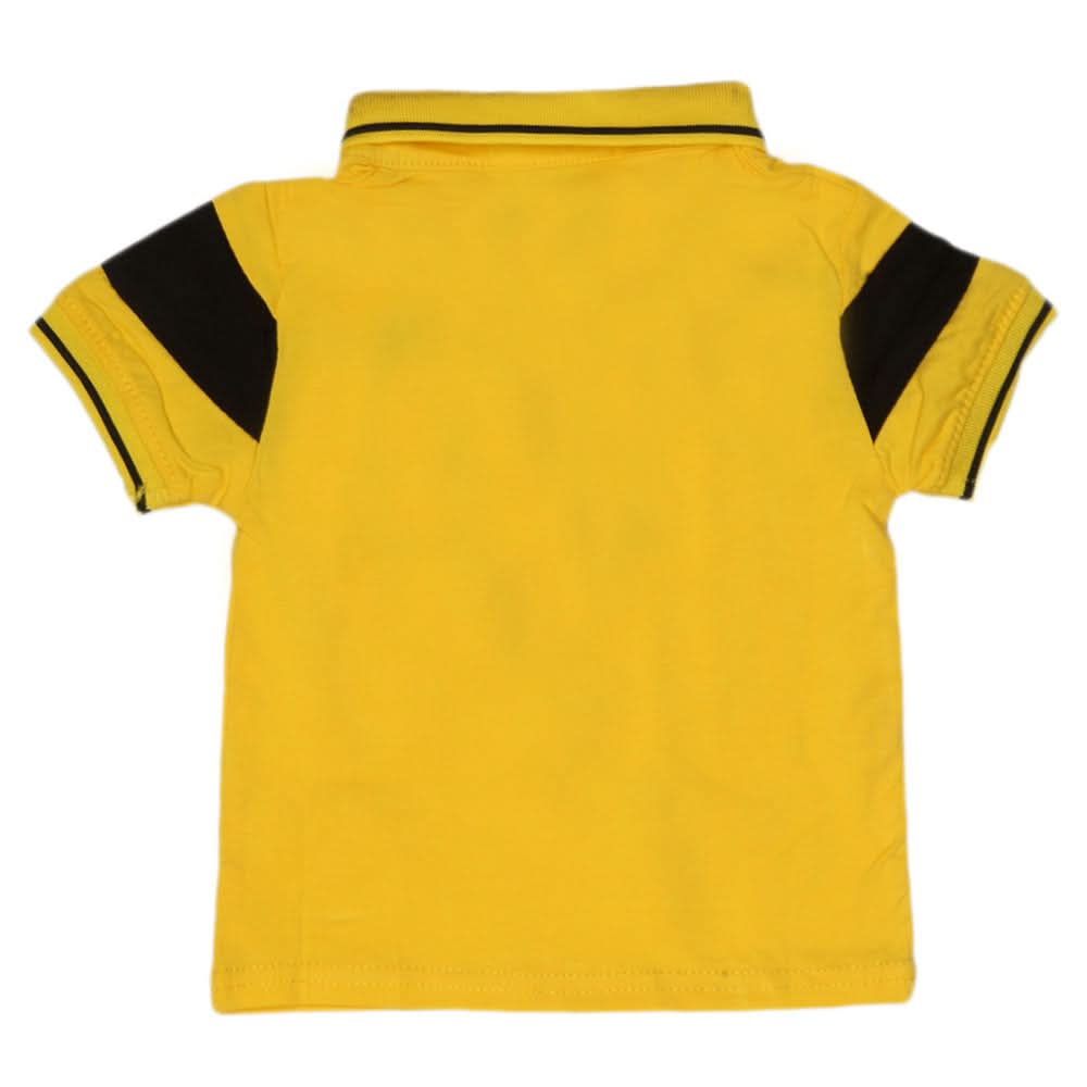 Boys Half Sleeves Polo T-Shirt - Yellow, Kids, Boys T-Shirts, Chase Value, Chase Value