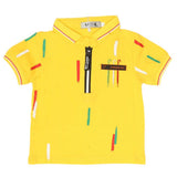 Boys Half Sleeves Polo T-Shirt - Yellow, Kids, Boys T-Shirts, Chase Value, Chase Value