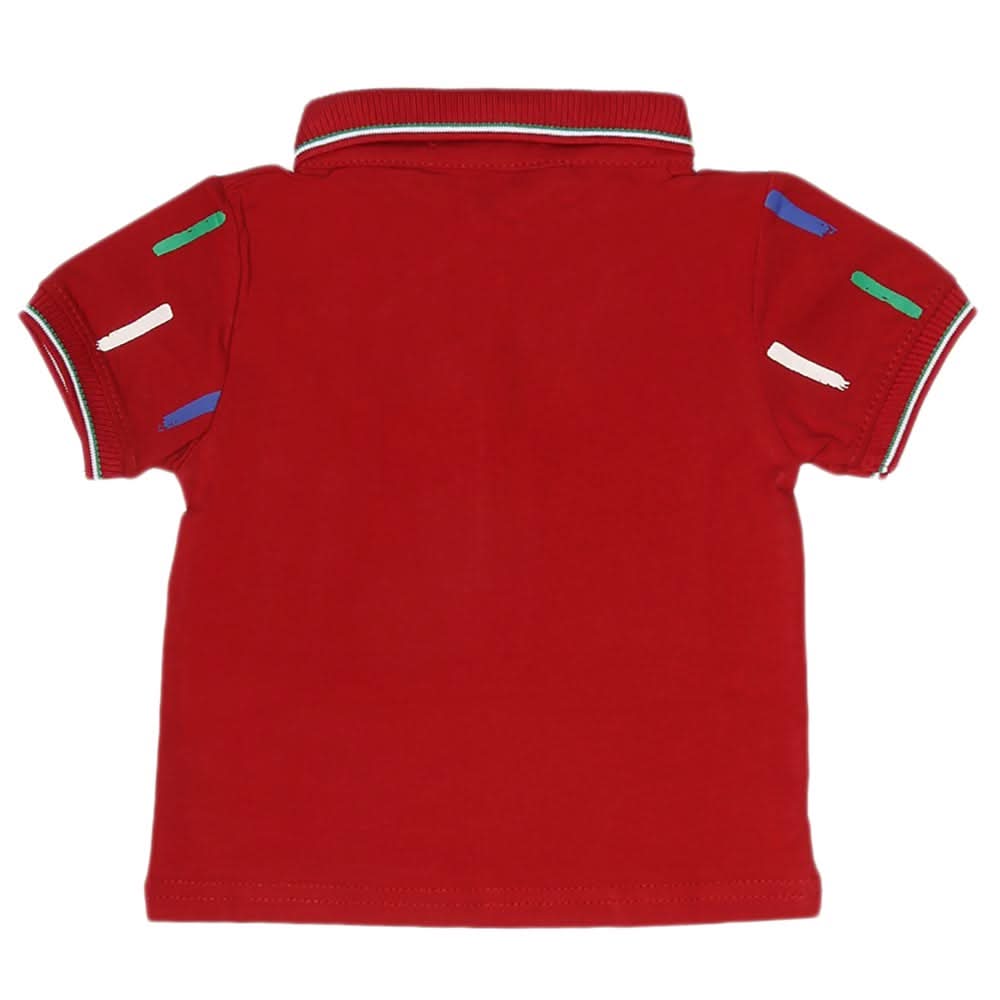 Boys Half Sleeves Polo T-Shirt - Maroon, Kids, Boys T-Shirts, Chase Value, Chase Value