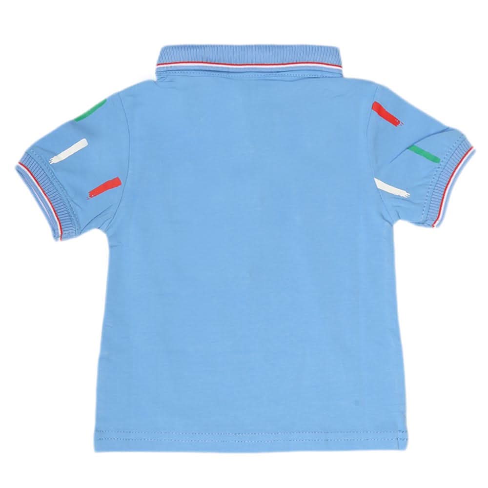 Boys Half Sleeves Polo T-Shirt - Blue, Kids, Boys T-Shirts, Chase Value, Chase Value