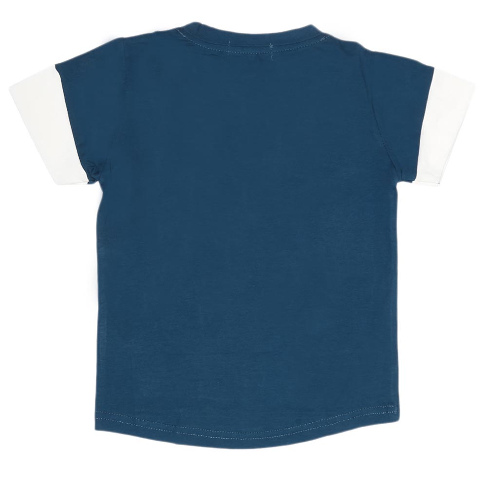 Boys Half Sleeves T-Shirt - Blue, Kids, Boys T-Shirts, Chase Value, Chase Value