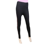 Women's Side Lace Tight 39" Black, Women, Pants & Tights, Chase Value, Chase Value