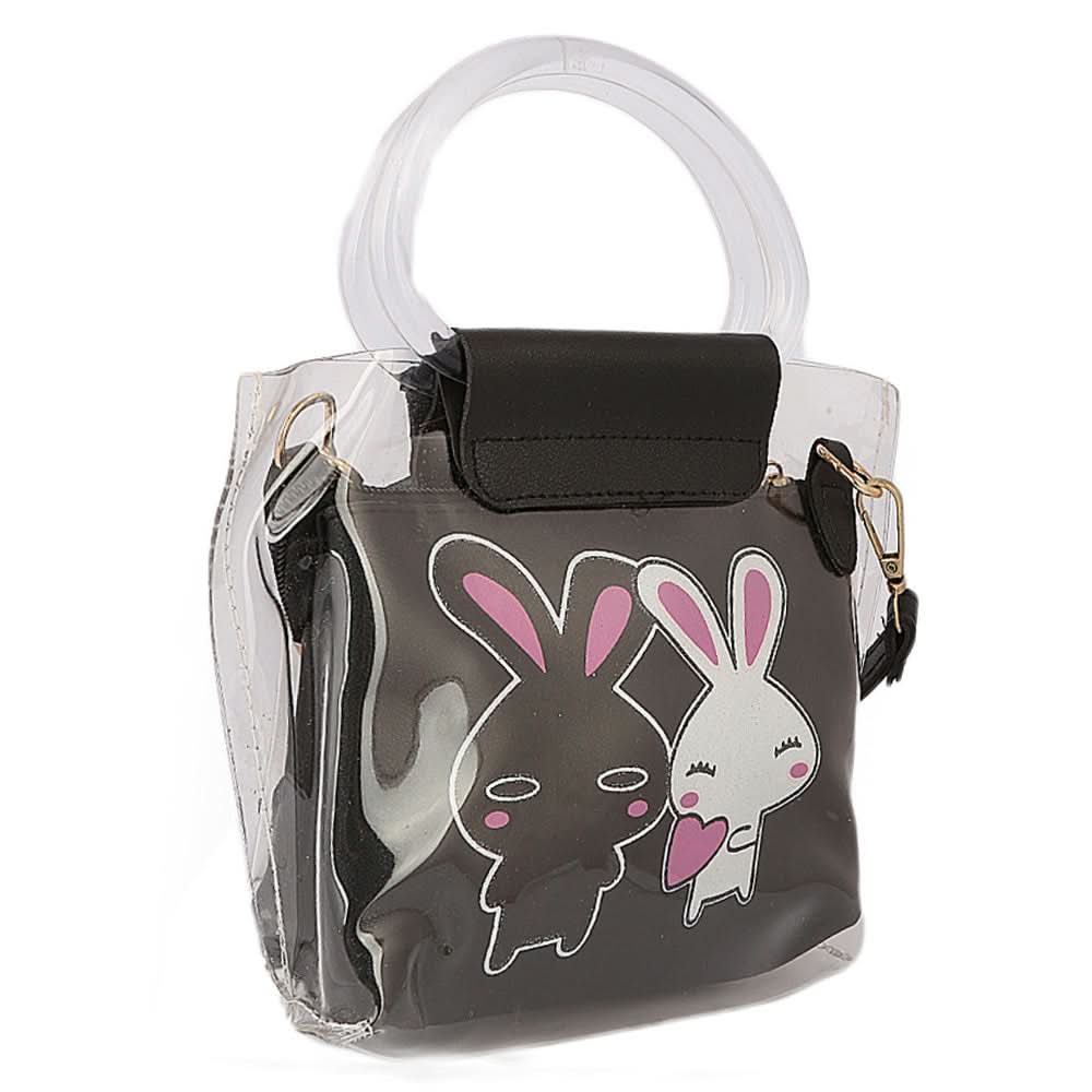 Girls Shoulder Bag 003 - Black, Kids, Kids Bags, Chase Value, Chase Value