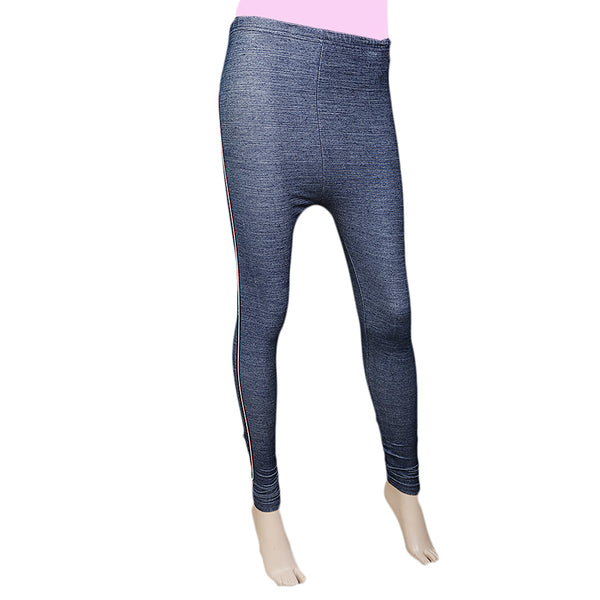 Women's Side Lace DenimTight " Blue, Women, Pants & Tights, Chase Value, Chase Value