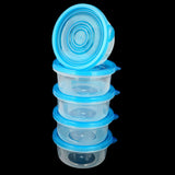 Multipurpose Storage Box 5 Pcs - Blue, Home & Lifestyle, Storage Boxes, Chase Value, Chase Value