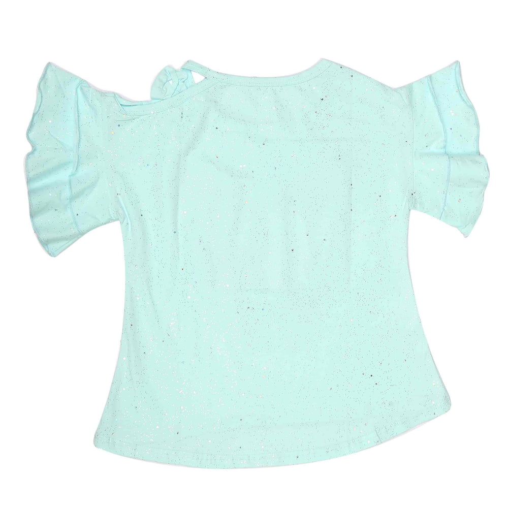 Girls Fancy T-Shirt - Light Blue, Kids, Girls T-Shirts, Chase Value, Chase Value