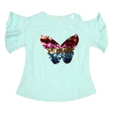 Girls Fancy T-Shirt - Light Blue, Kids, Girls T-Shirts, Chase Value, Chase Value