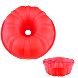 Cake Mould Silicon (L) - Red, Home & Lifestyle, Baking, Chase Value, Chase Value
