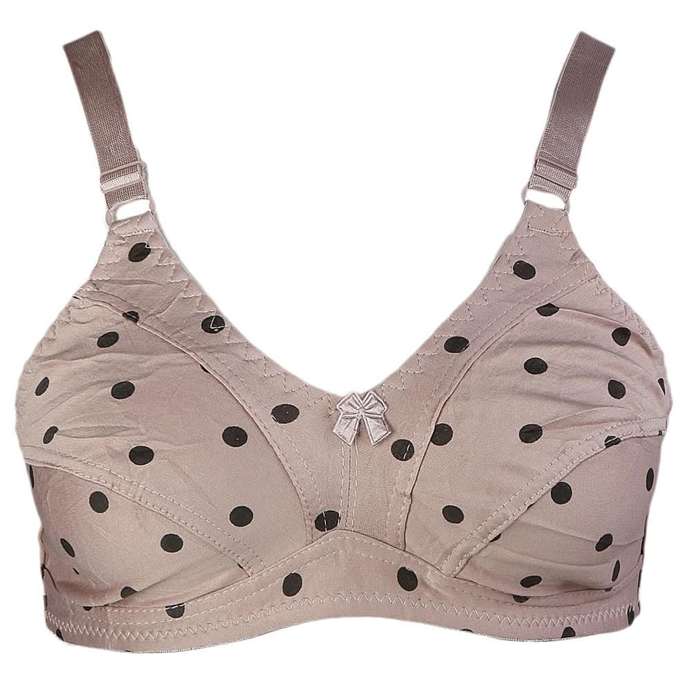 Women's Cotton Bra (086) - Light Brown, Women, Bras, Chase Value, Chase Value