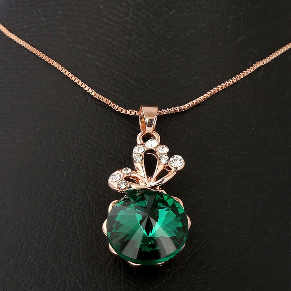 Women's Fancy Locket Set - Green, Women, Chains & Lockets, Chase Value, Chase Value