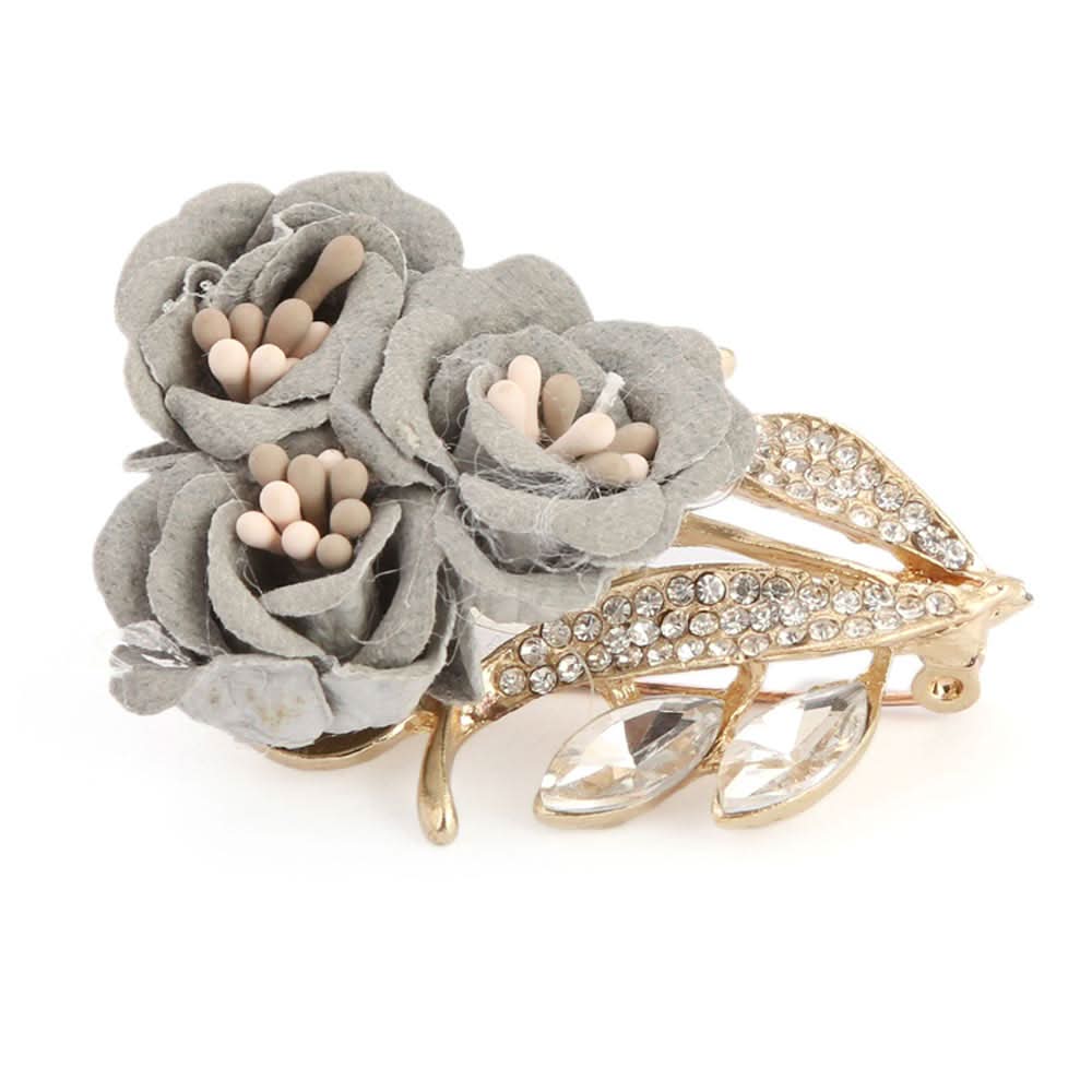 Women's Scarf Brooch - Grey, Women, Scarf Pins & Brooches, Chase Value, Chase Value