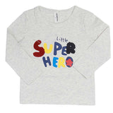 Boys Full Sleeves T-Shirt - White, Kids, Boys T-Shirts, Chase Value, Chase Value
