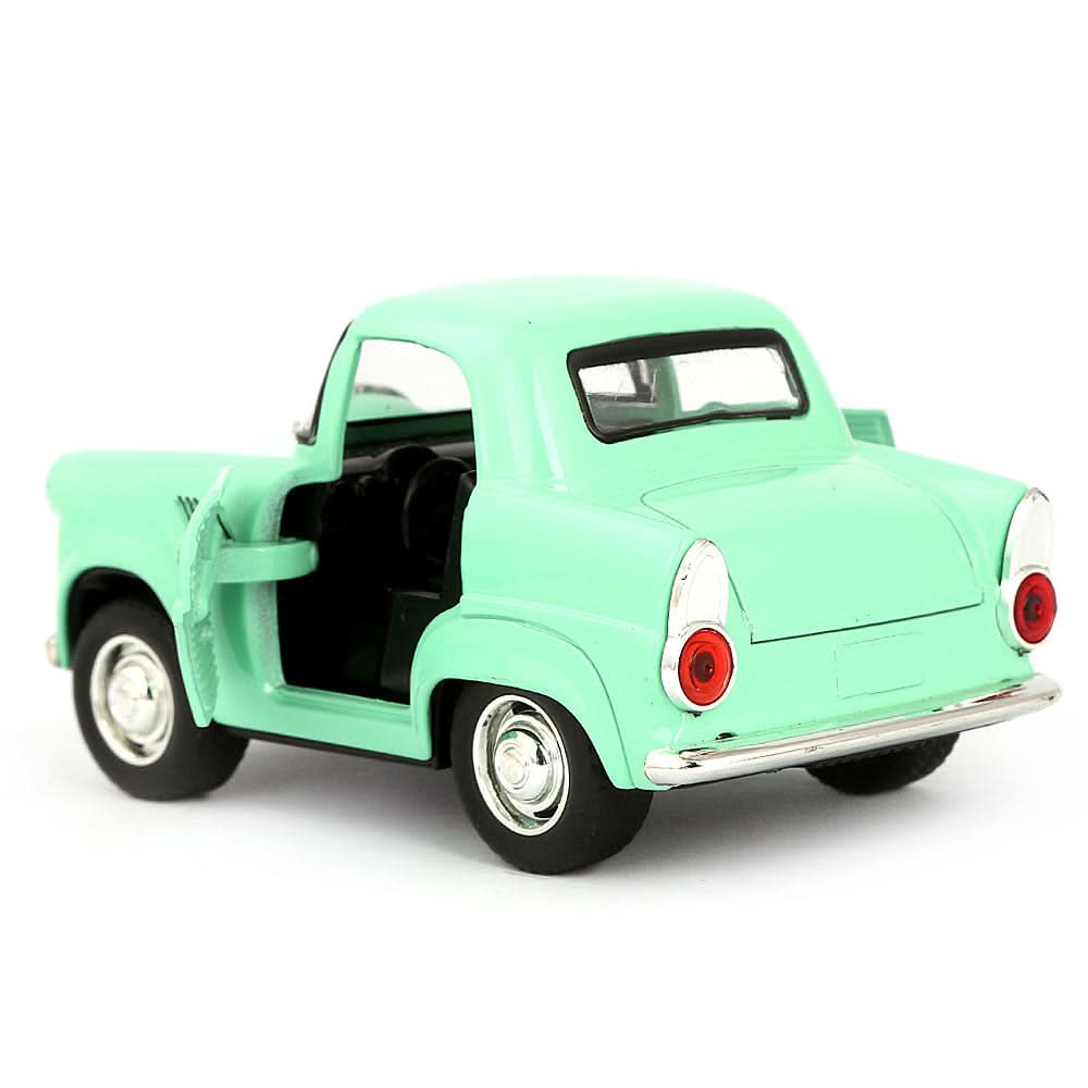 Friction Metal Car - Cyan, Kids, Non-Remote Control, Chase Value, Chase Value