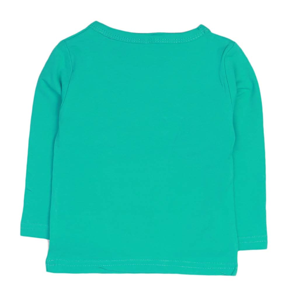 Boys Full Sleeves T-Shirt - Cyan, Kids, Boys T-Shirts, Chase Value, Chase Value