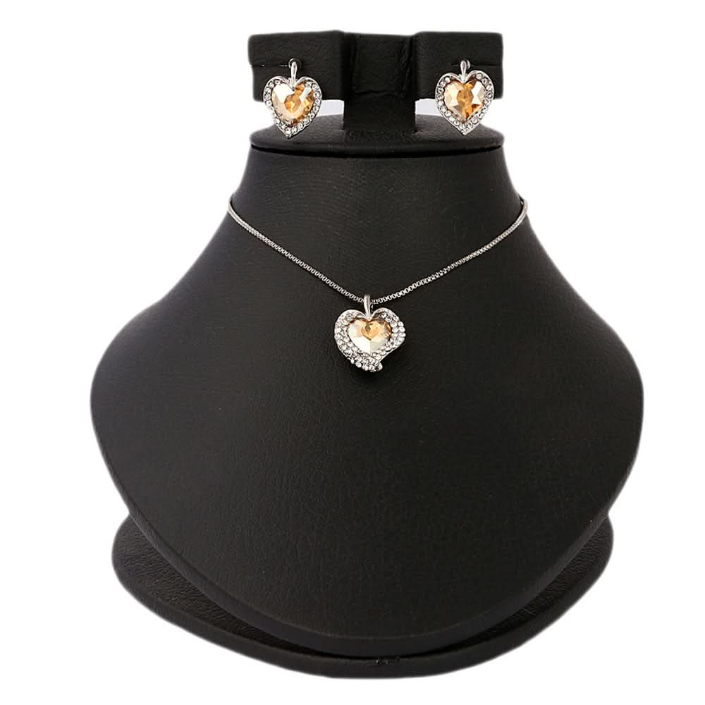 Women's Fancy Locket Set - Peach, Women, Chains & Lockets, Chase Value, Chase Value