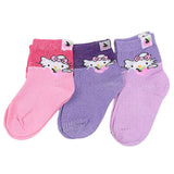 Kids Socks Pack Of 3 - Multi, Kids, Girls Socks, Chase Value, Chase Value