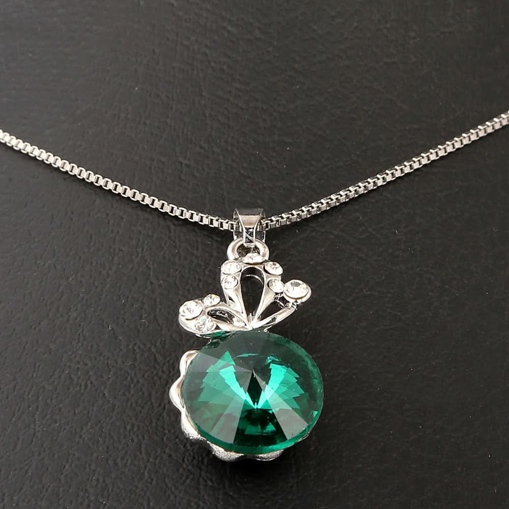 Women's Fancy Locket Set - Green, Women, Chains & Lockets, Chase Value, Chase Value