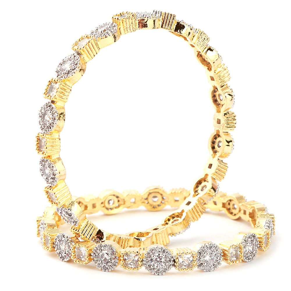 Women's Bangle- Golden, Women, Bangles & Bracelets, Chase Value, Chase Value