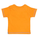 Boys Half Sleeves T-Shirt - Orange - test-store-for-chase-value