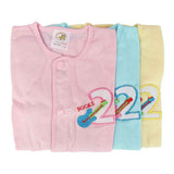 New Born 3 Pcs Jhabla Suit - Multi, Kids, NB Boys Sets And Suits, Kids, NB Girls Sets And Suits, Chase Value, Chase Value