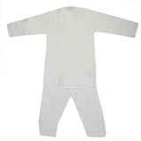 Boys Chicken Shalwar Suit - White, Kids, Boys Shalwar Kameez, Chase Value, Chase Value