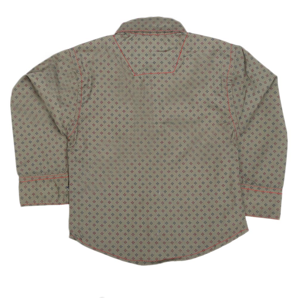 Newborn Full Sleeves Casual Shirt - Olive Green, Kids, NB Boys Shirts And T-Shirts, Chase Value, Chase Value