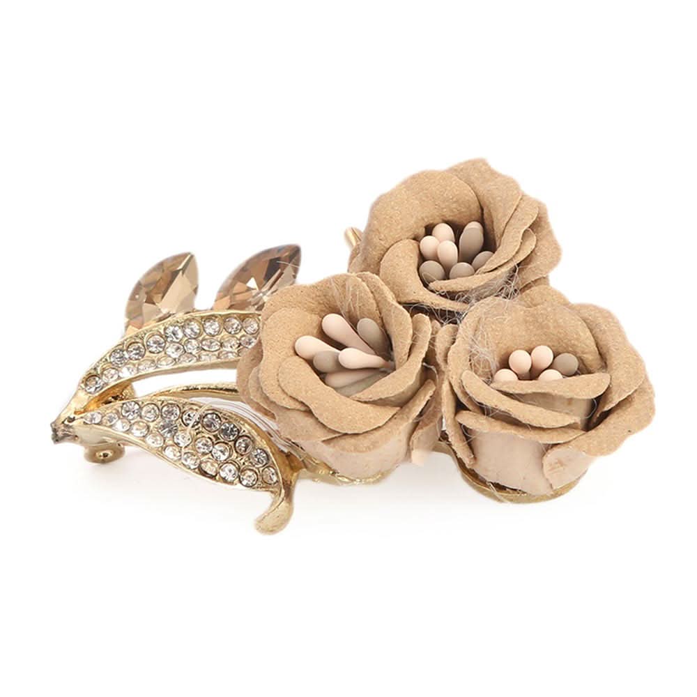 Women's Scarf Brooch - Brown, Women, Scarf Pins & Brooches, Chase Value, Chase Value